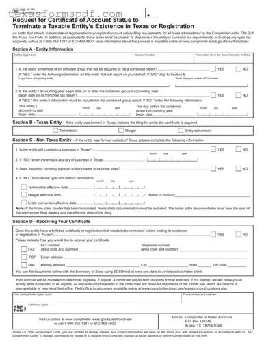 5 359 Texas Form in PDF