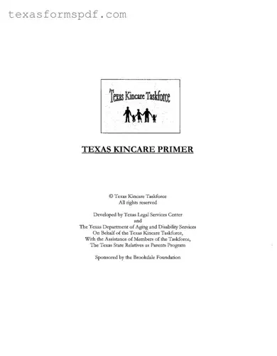 Texas Kincare Primer Form in PDF
