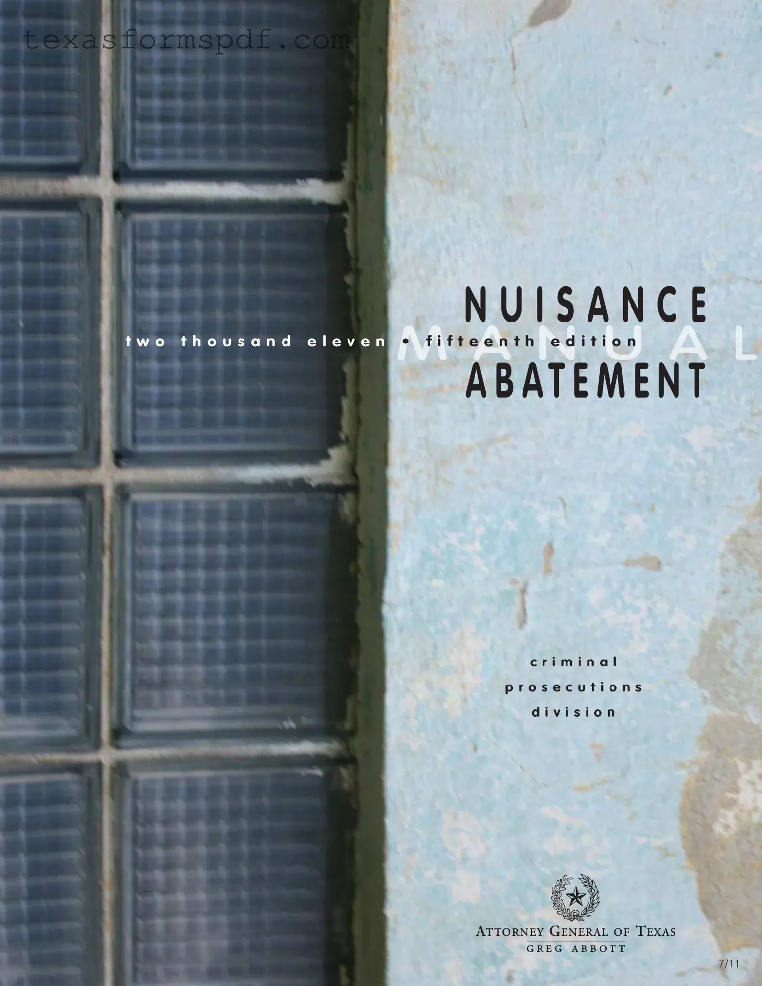 Texas Nuisance Abatement Form in PDF